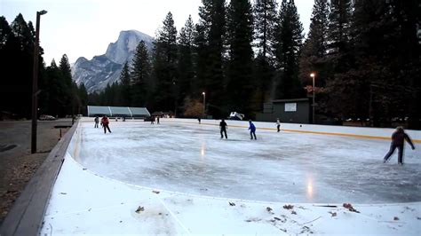 Yosemite Curry Village Ice Rink is now open, 11/21/09 - YouTube