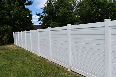 Horizontal Vinyl Fence