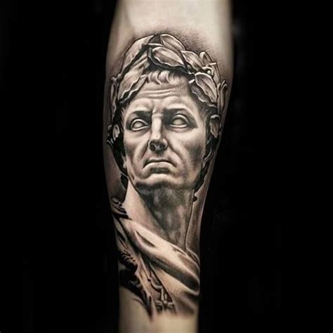 60 Classic Roman Statue Tattoo Designs for Men [2024 Guide] | Roman ...