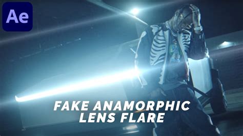 Anamorphic Lens Flare Effect - YouTube