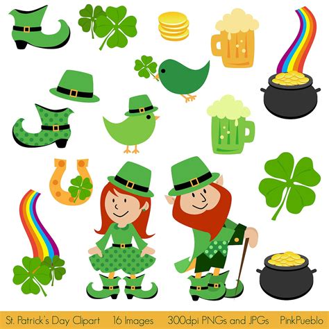 St Patrick's Day Clipart Clip Art St Patricks Clipart - Etsy