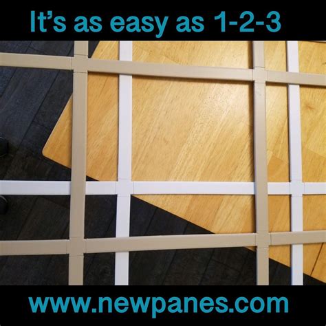 Do it yourself window panes! | Window grids, Diy window, Patio doors