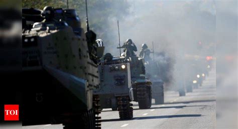 Brazil military parade at presidential palace rattles politicians ...