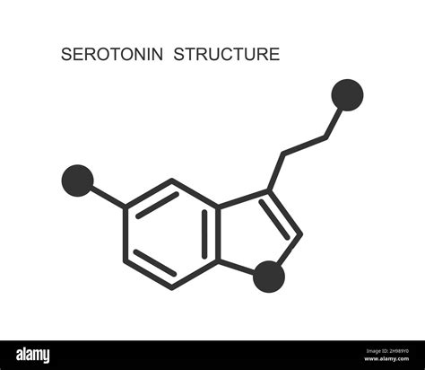 Serotonin Molecule Structure