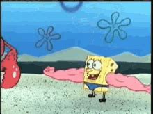 Spongebob Muscle Arms GIFs | Tenor