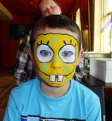 Halloween Makeup Ideas : spongebob Face Painting | Face painting, Face painting halloween, Face ...