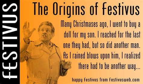 Festivus - Origins of Festivus | Happy festivus, Seinfeld quotes, Festivus