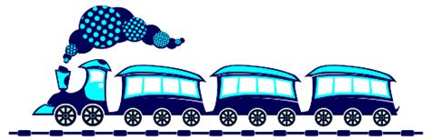 Blue Train Clip Art at Clker.com - vector clip art online, royalty free & public domain