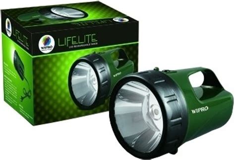 Wipro Lifelite LED Rechargeable Torch Torches Price in India - Buy Wipro Lifelite LED ...