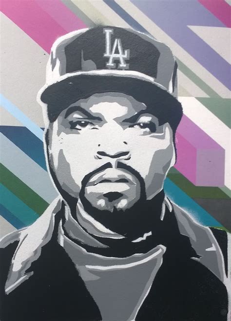 Nwa ice cube atraight outta compton spray paint art www.weaponofchoiceart.etsy.com Outta Compton ...