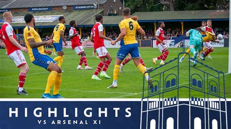 HIGHLIGHTS | St Albans City vs Arsenal | Friendly | Monday 1st August ...