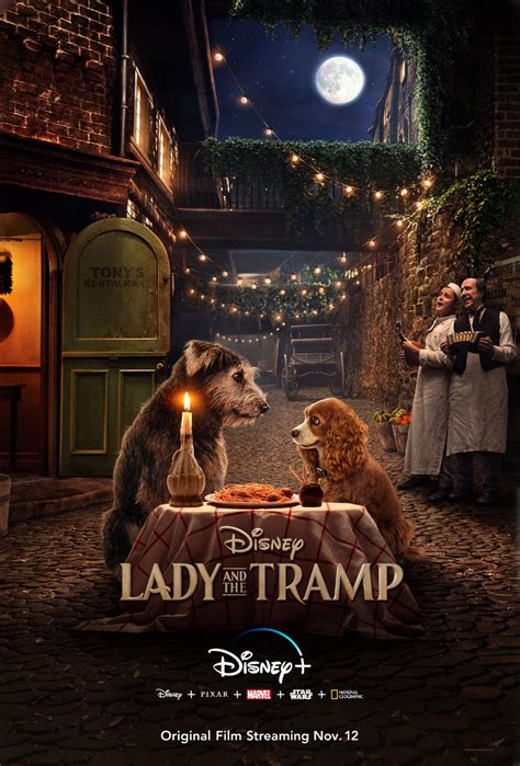 Disney’s Lady And The Tramp Poster Features The Famous Spaghetti Scene ...