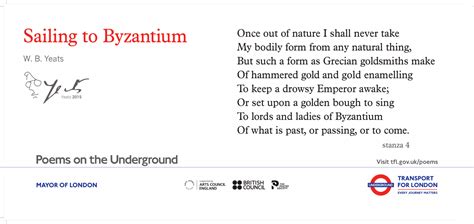 Sailing to Byzantium – Poems on the Underground