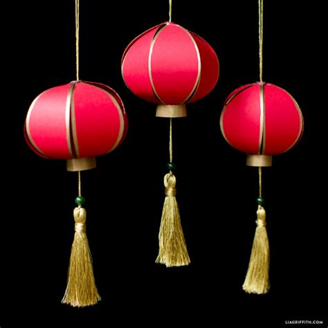 DIY Chinese New Year Paper Lantern - Lia Griffith