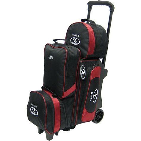 Elite Deluxe 2-3-4 Roller Burgundy/Black Bowling Bag by Elite. $118.99 ...