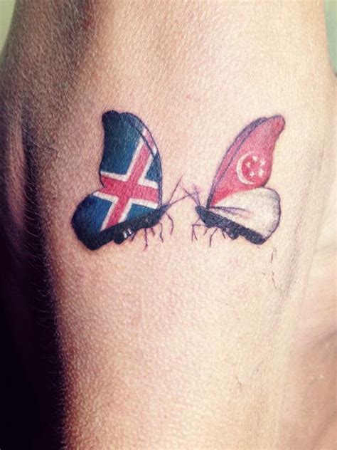 Singapore and Union Jack Tattoo | Tattoos, Female tattoo artists, Union ...