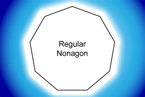 A nonagon is a polygon with 9 sides Mammoth_Memory_Maths