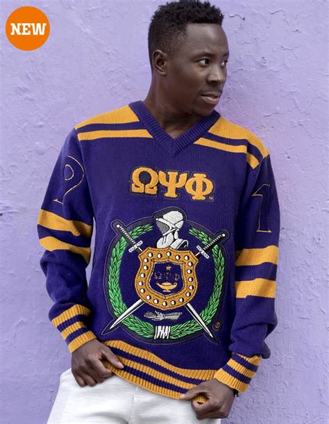 Omega Psi Phi apparel Sweater V neck purple | African Imports USA.com - African American ...