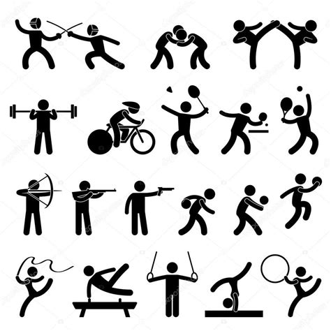 Pictogram, Indoor sports games, Indoor sports