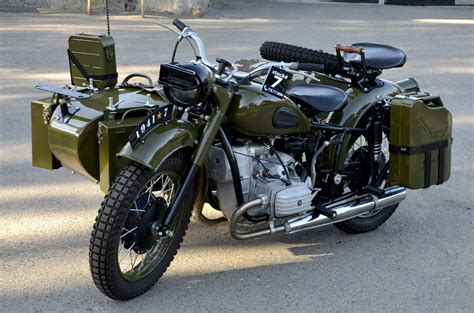 1974 Dnepr with Sidecar. Fully Restored in Military USSR style for sale