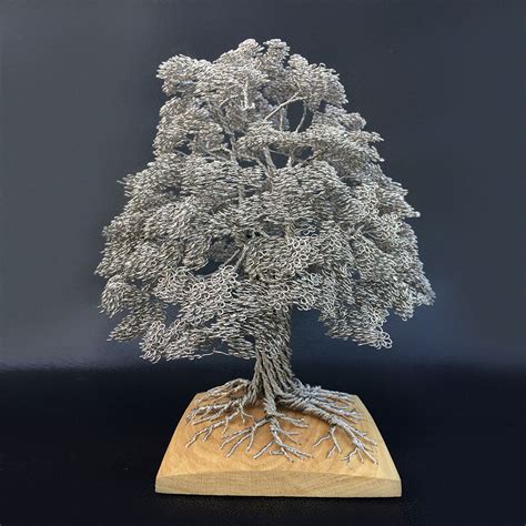 Artist Turns Single Strands Of Wire Into Elaborate Tree Sculptures | DeMilked