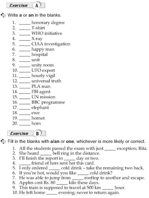 Grade 10 Grammar Lesson 26 Articles: a and an - Good Grammar | Grammar ...