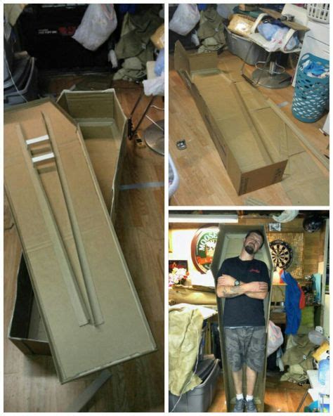 6ft cardboard coffin | Halloween coffin, Halloween decorations ...