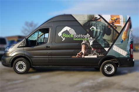 Cool Ford Transit 2020 Commercial Vehicle Wrap | RockBottom