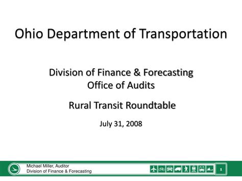 PPT - Ohio Department of Transportation PowerPoint Presentation, free ...