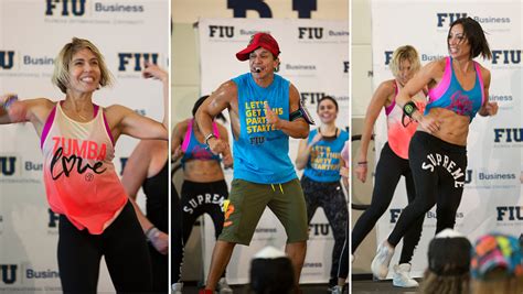 Zumba co-founder Beto Perez stages a dance-out for College of Business ...