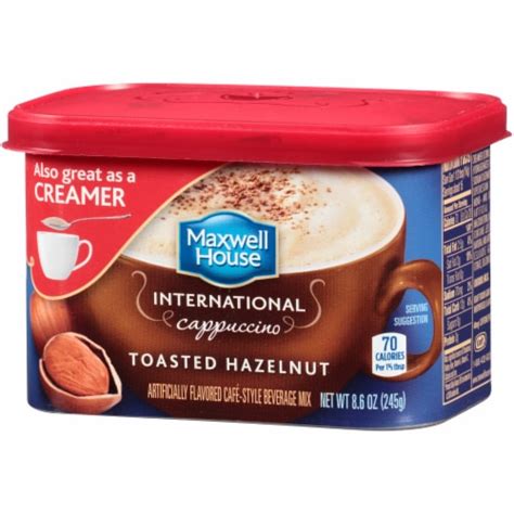 Maxwell House International Toasted Hazelnut Cappuccino Mix, 8.6 oz - Kroger