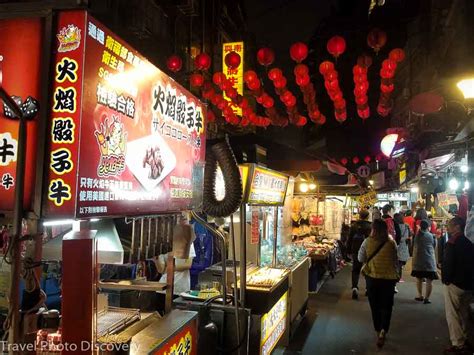 Taipei Night Market At Raohe