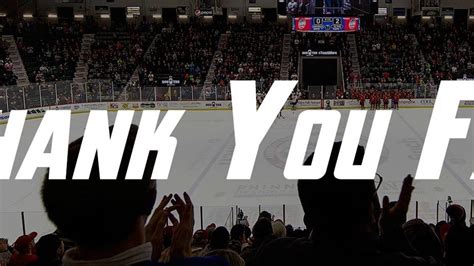 THANK YOU FANS | Adirondack Thunder