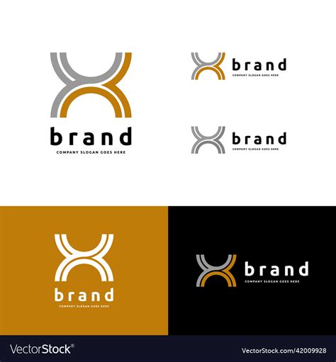 Xy logo template Royalty Free Vector Image - VectorStock