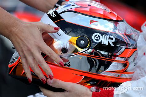 Helmet of Jules Bianchi, Marussia F1 Team at Australian GP