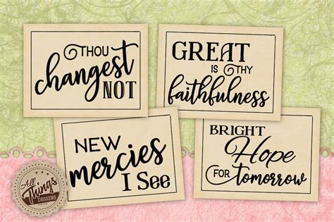 Great is Thy Faithfulness Quotes Graphic by All Things Designs · Creative Fabrica