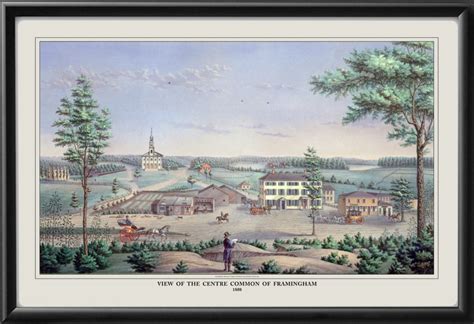 Framingham MA 1808 | Vintage City Maps