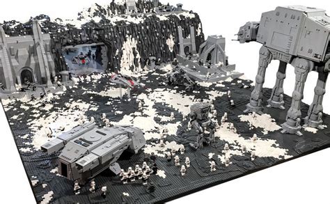 Beautiful LEGO Star Wars Battlefront Diorama! - All About The Bricks