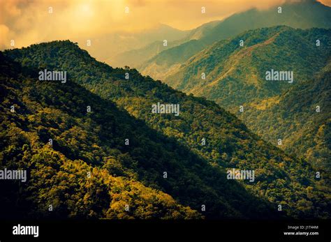 Sunrise over the Mountain Province in the Philippines Stock Photo - Alamy