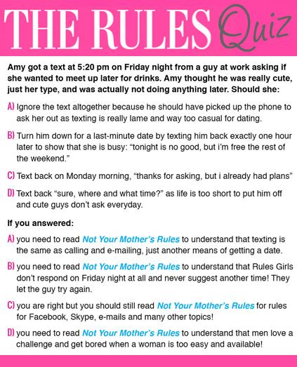 The Rules | The Rules is a way of dating that really works!