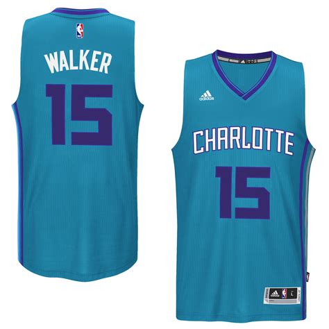 adidas Kemba Walker Charlotte Hornets Teal Player Swingman Jersey