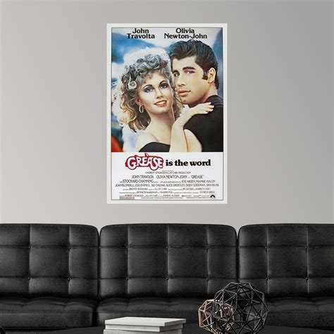 Grease - Vintage Movie Poster Poster Art Print, Movie Home Decor | eBay