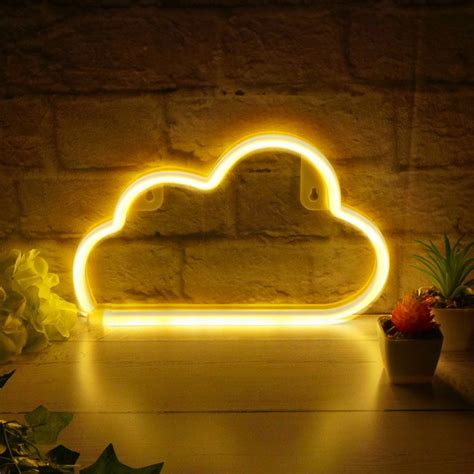 Cloud Neon Wall Light | TheGlowhouse.com | Led neon lighting, Neon wall ...