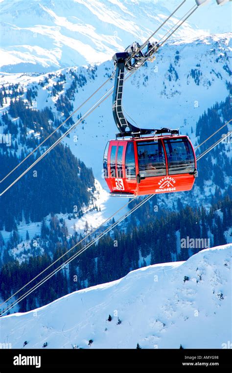 The 3 S Gondola in Kitzbuehel Tyrol Austria Stock Photo - Alamy
