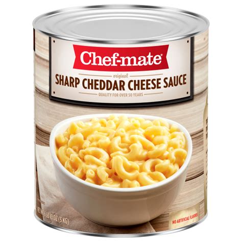 Chef-mate Sharp Cheddar Cheese Sauce, 6 lb 10 oz (Pack of 6)