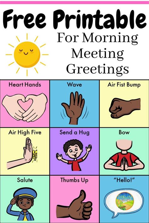 Morning Meeting Greetings - SEL Posters & Classroom Decor | Morning ...