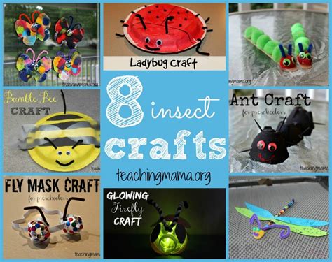 8 Insect Crafts for Kids