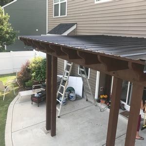 Pergola with metal roof - RYOBI Nation Projects