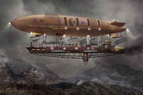 1000+ images about airships and zeppelins on Pinterest | Steampunk, Vehicles and Anchors