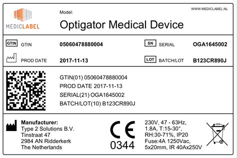 Datamatrix - Mediclabel